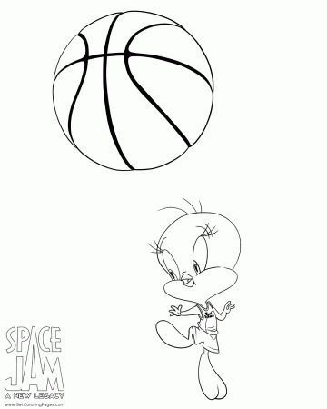 Space Jam 2 Tweety Bird Coloring Pages - Get Coloring Pages