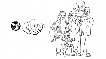 Alma's Way coloring page