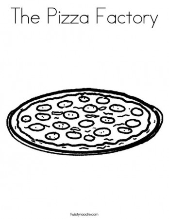 The Pizza Factory Coloring Page - Twisty Noodle