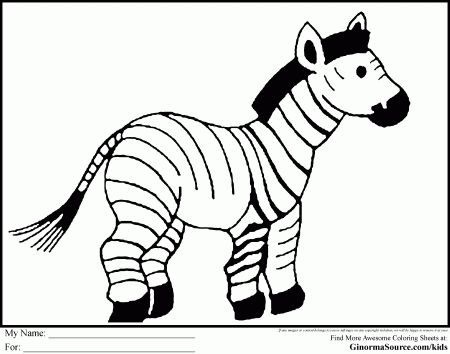 Zoo Animals Coloring Pages 14 Animal Pictures To Color - Gianfreda.net
