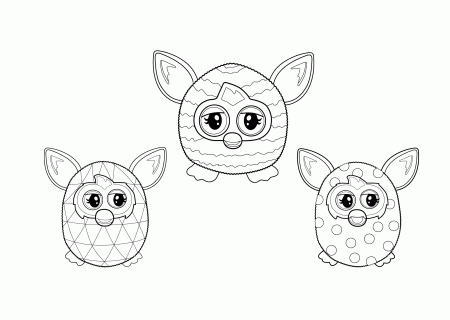 Furby Coloring Pages | Furby coloring pages, coloring pages of ...
