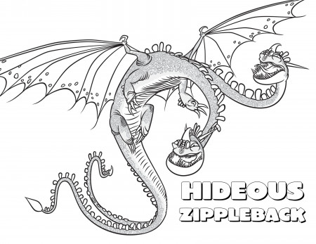 Printable Coloring Pages Of How To Train Your Dragon - High ...