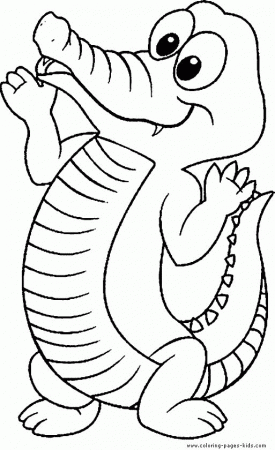 Cute Cartoon Animal - Coloring Pages for Kids and for Adults