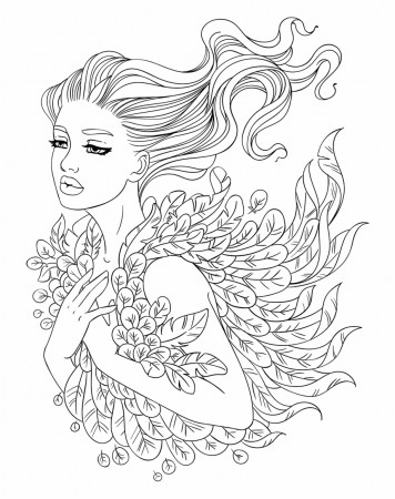 Free Adult Coloring Pages - Line Artsy Coloring Pages | Transparent PNG  Download #3107182 - Vippng