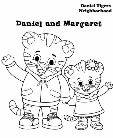 12 Free Printable Daniel Tiger's Neighborhood Coloring Pages