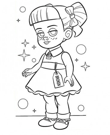Gabby Gabby 3 Coloring Page - Free Printable Coloring Pages for Kids