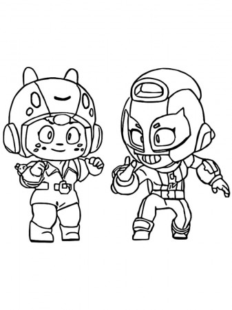 Free Bea Brawl Stars coloring pages. Download and print Bea Brawl Stars coloring  pages