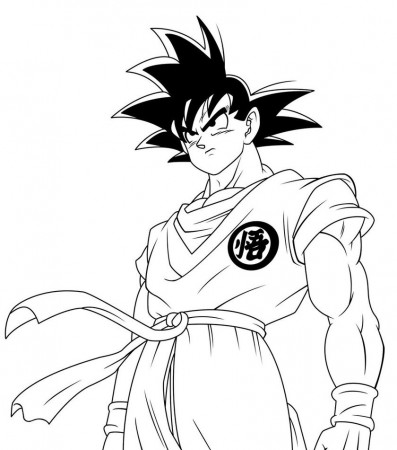 Dragon Ball Goku And Vegeta Coloring Pages - Coloring and Drawing