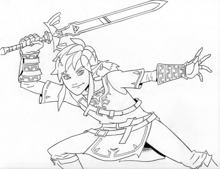 The Legend of Zelda coloring pages ...