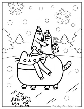 48 Pusheen Coloring Pages (Free PDF Printables)