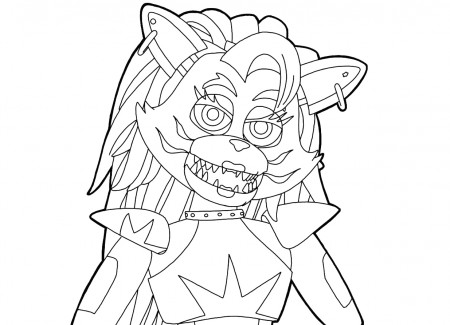 Roxy and Roxanne FNAF Coloring Pages - Printable