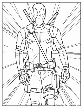 Deadpool Coloring Pages (Free PDF ...