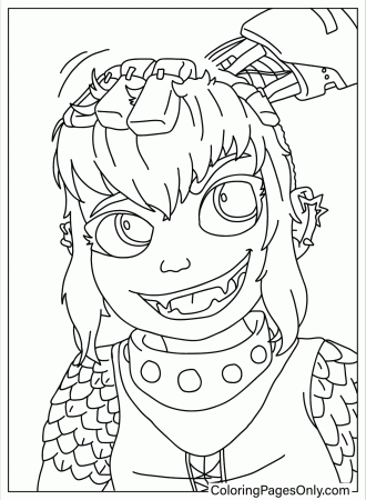 Nimona Coloring Pages - Free Printable ...