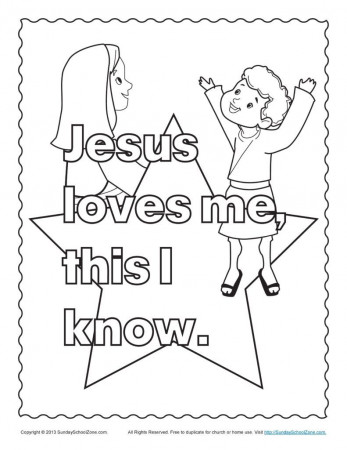 Coloring Pages: Jesus Loves Me Coloring Sheet Jesus Coloring Pages ...