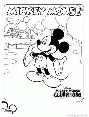 Free Printable Mickey Mouse Coloring Pages | Free Coloring Pages