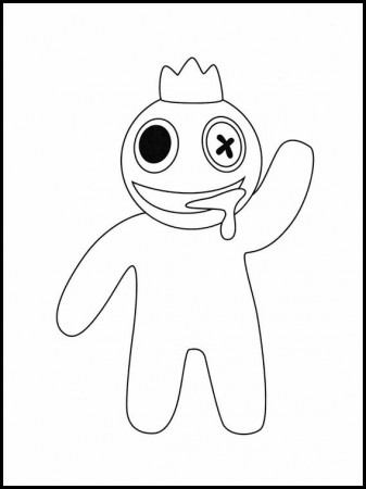Coloring Sheet Rainbow Friends 36