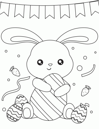 Free Easter Coloring Page Printables » Homemade Heather