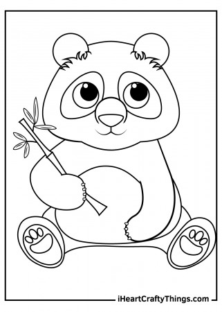 Giant Panda Coloring Pages (Updated 2023)