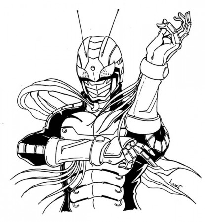 Kamen Rider the First Coloring Page - NetArt