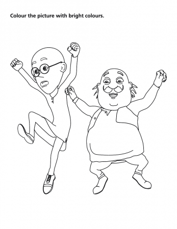 Motu Patlu Drawing Book - Coloring Nation