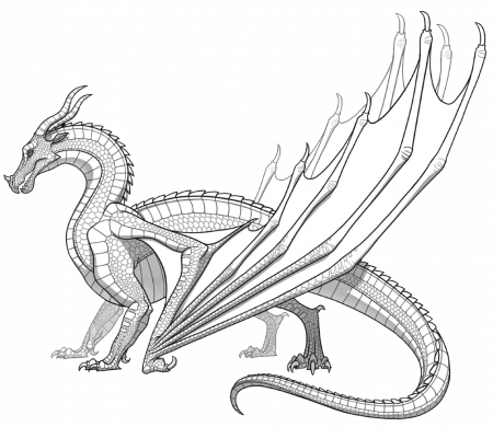 Pin by Debbie Ellen Moore on Wings of Fire/Dragons | Dragon coloring page,  Dragon coloring pages, Monster coloring pages