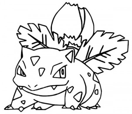 Coloring Pages Pokemon - Ivysaur - Drawings Pokemon