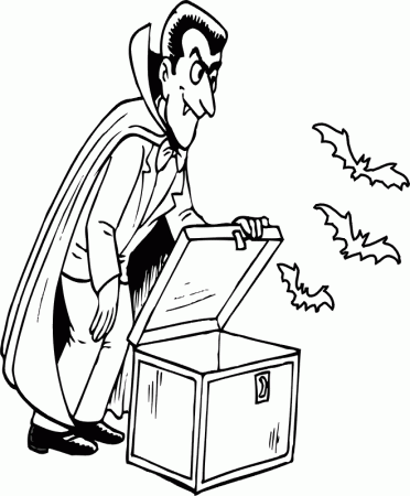 Dracula Coloring Pages Halloween | Find the Latest News on Dracula 