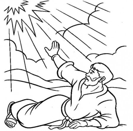 Preschool Apostle Paul | Coloring Pages, Sewing Cards ...