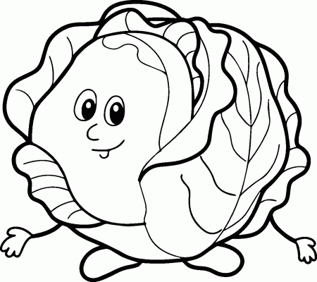 Vegetable S - Coloring Pages for Kids and for Adults