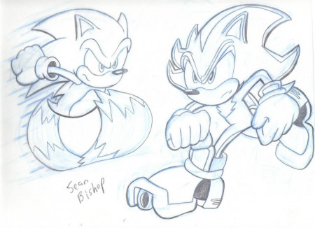 Yellow Sonic Coloring Pages - Coloring Page