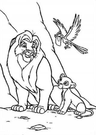 13 Pics of Simba And Zazu Coloring Pages - Disney Lion King ...