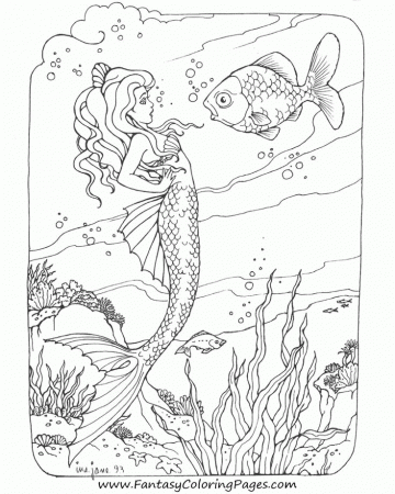 Reading Mermaid Series 2 5 Digital Mermaid Coloring ...