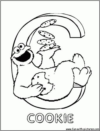 Sesamestreet C Coloring Page