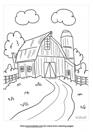 Serious Farm Coloring Pages | Free Farm Coloring Pages | Kidadl