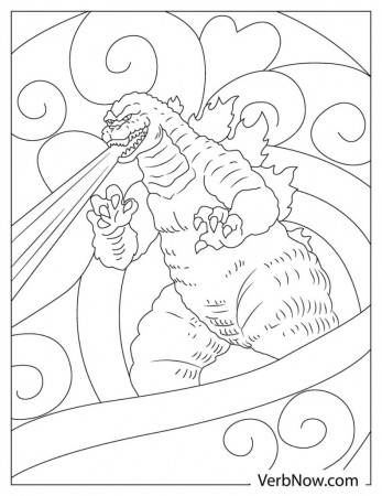 Free GODZILLA Coloring Pages & Book for Download (Printable PDF) - VerbNow