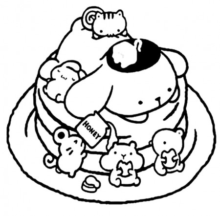 Pompompurin Coloring Pages - Free Printable Coloring Pages for Kids