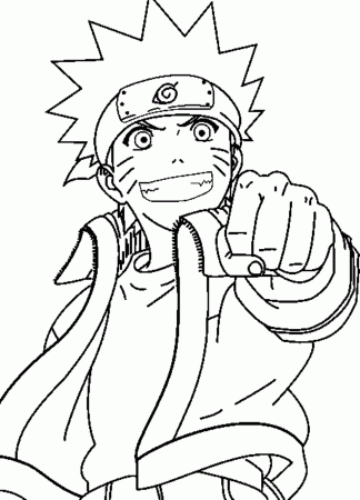 Spirit Of Naruto Coloring Pages | Cartoon Coloring pages of ...