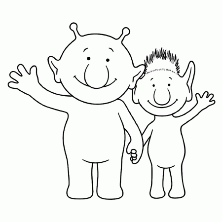 Q Pootle 5 coloring pages ~ Coloring pages for kids