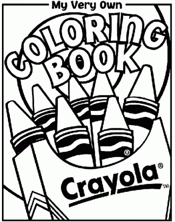 Coloring Book Cover Coloring Page | crayola.com