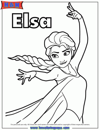 elsa coloring page | Only Coloring Pages