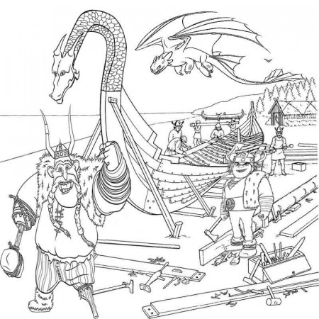 Coloring Pages Of Vikings - Best Coloring Pages