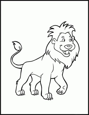Lion coloring page - Animals Town - animals color sheet - Lion free  printable coloring pages animals
