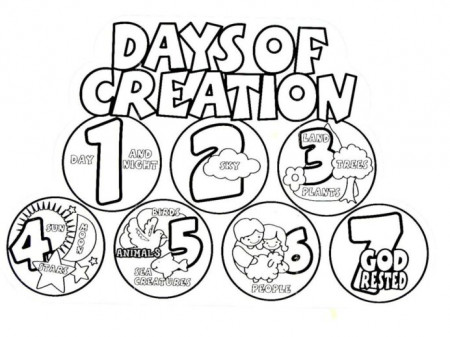 Emerging Days Of Creation Coloring Images Template Digit Addition Games  Free Printable Days Of Creation Coloring Pages Coloring Pages grade 6  statistics worksheets multiplication sheet decimals quiz grade 5 elementary  mathematics syllabus