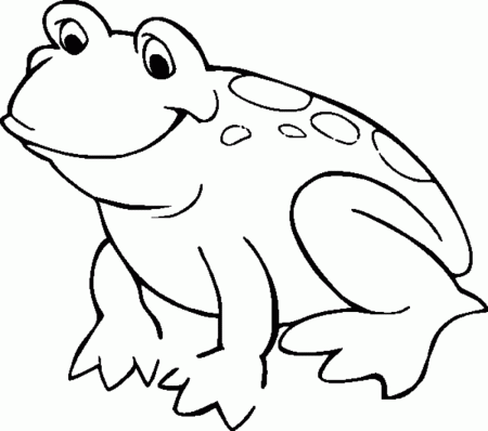 Frog Coloring - Coloring Pages for Kids and for Adults