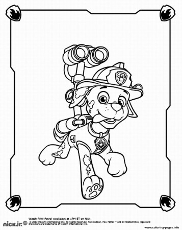 Free Paw Patrol Coloring Pages Printable, Download Free Clip Art ...
