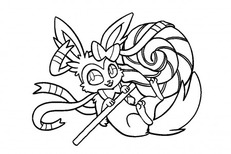 Coloring Pages : Phenomenal Eevee Coloringes Photo ...