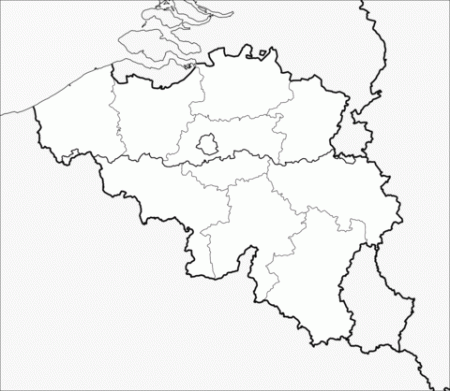 Belgium Map coloring page | Free Printable Coloring Pages