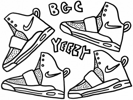 The best free Yeezy coloring page images. Download from 3 ...