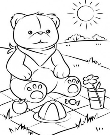 Teddy Bear Coloring Pages ...