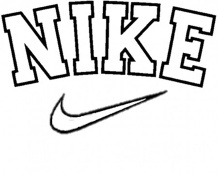 Nike tick coloring pages